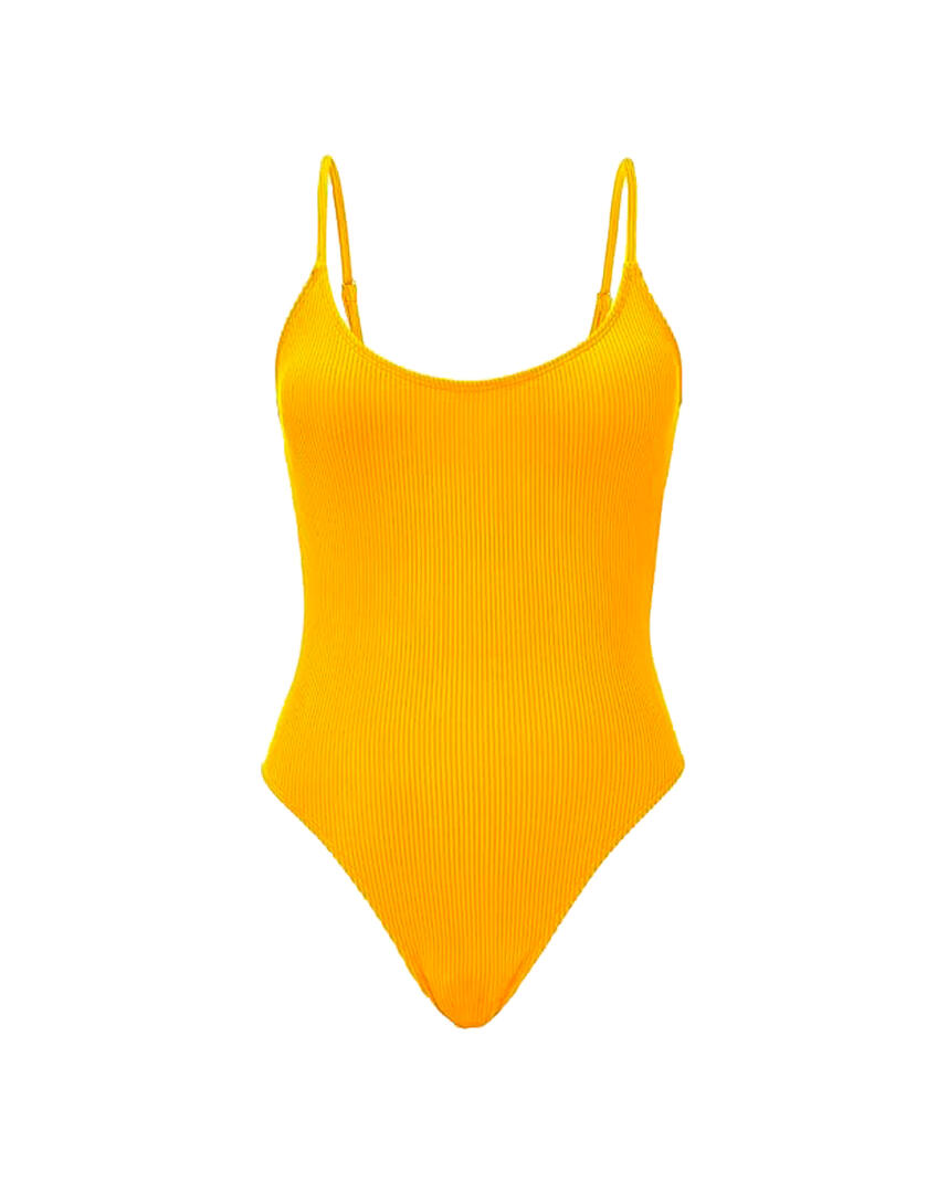Sunshine Yellow One-Piece Swimsuit